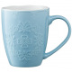 Чашка Ardesto Barocco, 330 мл, голубая , фарфор (AR3458BL)