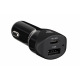 Автомобильное ЗУ 2E Dual USB Car Charger, Type-C Power Delivery, USB 2.4A, 30W, black (2E-ACR18WQC)