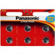 Батарейка Panasonic CR 2032 BLI 6 LITHIUM (CR-2032EL/6BW) (CR-2032EL/6BW)