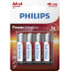 Батарейка Philips Power Alkaline AA BLI 4 (LR6P4B/10)