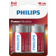 Батарейка Philips Power Alkaline D BLI 2 (LR20P2B/10)