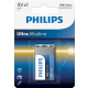 Батарейка Philips Ultra Alkaline 6LR61 BLI 1 (6LR61E1B/10)