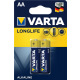 Батарейка VARTA LONGLIFE AA BLI 2 ALKALINE (04106101412)