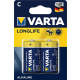 Батарейка VARTA LONGLIFE C BLI 2 ALKALINE (04114101412)