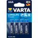 Батарейка Varta LONGLIFE Power AAA BLI 4 ALKALINE (04903121414)