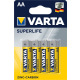 Батарейка Varta SUPERLIFE AA BLI 4 ZINC-CARBON (02006101414)
