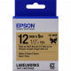Картридж для Epson LabelWorks LW-700 EPSON  Black/Gold C53S654001