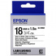 Картридж Epson LK-5WB2 Magnetic Black/White 18mm x 1.5m (C53S655001)