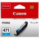 Картридж для Canon PIXMA TS6040 CANON 471  Cyan 6.5мл 0401C001