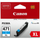 Картридж для Canon PIXMA MG7740 CANON 471 XL  Cyan 10.8мл 0347C001