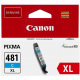 Картридж для Canon PIXMA TS6140 CANON 481 XL  Cyan 2044C001