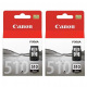 Картридж для Canon PIXMA MX350 CANON 2x510  Black Set510BB