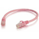 Патч-корд Cat6 C2G 1.5 м розовый (CG83589)