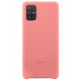 Чехол Samsung Silicone Cover для смартфона Galaxy A71 (A715F) Pink (EF-PA715TPEGRU)