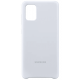 Чехол Samsung Silicone Cover для смартфона Galaxy A71 (A715F) Silver (EF-PA715TSEGRU)