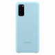 Чехол Samsung Silicone Cover для смартфона Galaxy S20 (G980) Sky Blue (EF-PG980TLEGRU)
