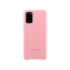 Чехол Samsung Silicone Cover для смартфона Galaxy S20+ (G985) Pink (EF-PG985TPEGRU)