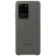 Чехол Samsung Silicone Cover для смартфона Galaxy S20 Ultra (G988) Gray (EF-PG988TJEGRU)