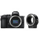 Цифровая фотокамера Nikon Z50 + FTZ adapter (VOA050K003)
