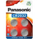 Батарейка Panasonic CR 2032 BLI 4 LITHIUM (CR-2032EL/4B)