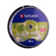 Диск Verbatim CD-RW DL+ 700 MB/80 min 8x-12x Cake Box 10шт (43480)