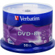 Диск Verbatim DVD+R 4.7 GB/120 min 16x Cake Box 50шт (43550) Silver