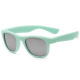 Детские солнцезащитные очки Koolsun  мятного цвета серии Wave (Розмір: 3+) (KS-WABA003)