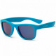 Детские солнцезащитные очки Koolsun неоново-голубые серии Wave (Розмір: 3+) (KS-WANB003)