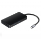 Док-станція CHIEFTEC DSC-801 8-in-1,2xUSB-C (1xPD 3.0 charging up to 60W),2xUSB 3.1,1xHDMI2.0,CR,LAN (DSC-801)