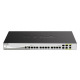 Коммутатор D-Link DXS-1210-16TC 12x10GE, 2xSFP+, 2xSFP+/10GE Smart (DXS-1210-16TC)