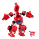 Конструктор-трансформер Super Wings Small Blocks 2-in-1 Buildable Transforming Vehicle Jett, Джетт (EU385005)