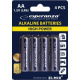 Батарейка Esperanza Bateries Alkaline (EZB101) AA/LR06 BL 4шт (EZB101)