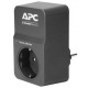 Фільтр мережевий APC Essential SurgeArrest 1 outlet, black, new (PM1WB-RS)