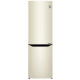 Холодильник LG GA-B419SYJL 190 см/302 л/ А+ /No Frost/инверторный компрессор/внутр. диспл./бежевый (GA-B419SYJL)