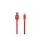 Кабель 2E Fur USB 2.4 to Micro USB Cable, 1m, Red (2E-CCMTAC-RED)