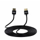 Кабель 2Е HDMI 2.0 (AM/AM), Slim, High Speed, Alumium, black, 3m (2EW-1119-3m)