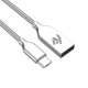 Кабель 2E USB 2.4 - Micro USB Spring Metal, Silver 1м (2E-CCTM36M-1S)