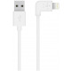 Кабель BELKIN MIXIT Lightning to USB (2.4A),Right angle, 1.2m, White (F8J147BT04-WHT)