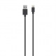 Кабель Belkin USB 2.0 Lightning - USB-A, 0,9m, Black (F8J023BT03-BLK)