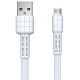 Кабель Remax Armor Series MicroUSB Data/Charge 1m, white (RC-116M-WHITE)