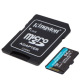 Карта пам’яті Kingston 64GB microSDXC C10 UHS-I U3 A2 R170/W90MB/s Canvas Go Plus + SD адаптер (SDCG3/64GB)