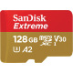 Карта пам’ятi SanDisk 128GB microSDXC C10 UHS-I U3 R160/W90MB/s Extreme V30 + SD (SDSQXA1-128G-GN6AA)