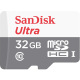 Карта памяти SanDisk 32GB microSDHC C10 UHS-I R80MB/s Ultra + SD (SDSQUNS-032G-GN3MA)