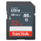 Карта памяти SanDisk 32GB SDHC C10 UHS-I R48MB/s Ultra (SDSDUNB-032G-GN3IN)