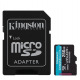 Карта пам’яті Kingston 256GB microSDXC C10 UHS-I U3 A2 R170/W90MB/s Canvas Go Plus + SD адаптер (SDCG3/256GB)