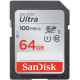 Карта памяти SanDisk 64GB SDXC C10 UHS-I R100MB/s Ultra (SDSDUNR-064G-GN6IN)