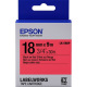 Картридж Epson LK-5RBP Pastel Black/Red 18mm x 9m (C53S655002)