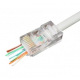 Конектор RJ45, UTP, з наскрізними отворами, 8p8c ( 100шт пакунок) KD-PG8032-C5e (KD-PG8032-C5e)