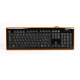 Клавиатура Gembird KB-6050LU-UA, цветная подсветка клавиш, USB, Black ( KB-6050LU-UA) Rus, Ukr.