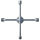 Ключ-хрест балонний 17х19х21х22 мм, посилений, товщина 16 мм,  MTX PROFESSIONAL (MIRI142449)